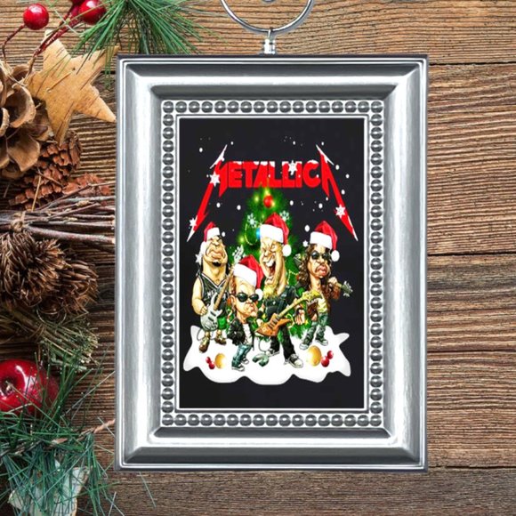 Metallica Heavy Metal Rock Band‎ Christmas Tree Ornament - Picture 1 of 3